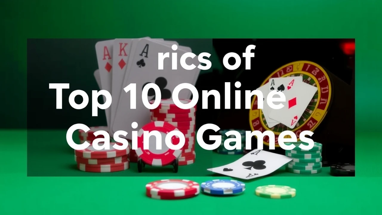 Top Picks of Top 10 Online Casino Games in 2021
